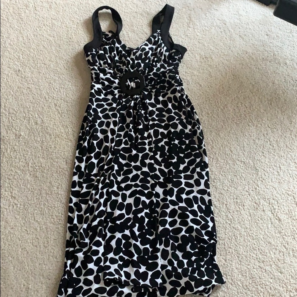 Black and White Dress